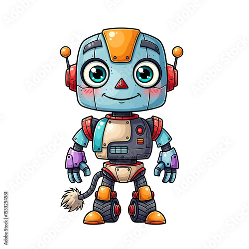 cute robot AI in 2030 very cool	
