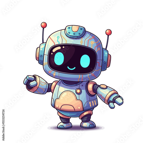cute robot AI in 2030 very cool	
