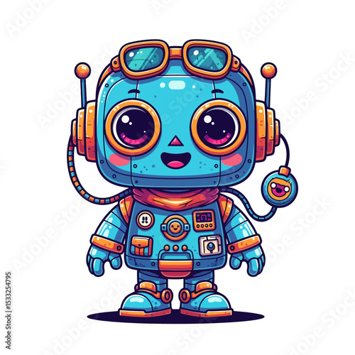 cute robot AI in 2030 very cool	

