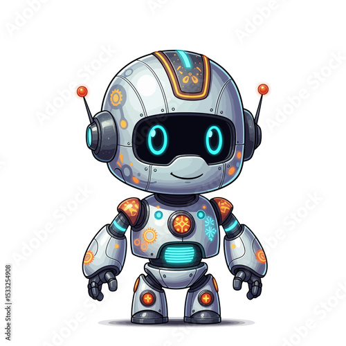 cute robot AI in 2030 very cool	
