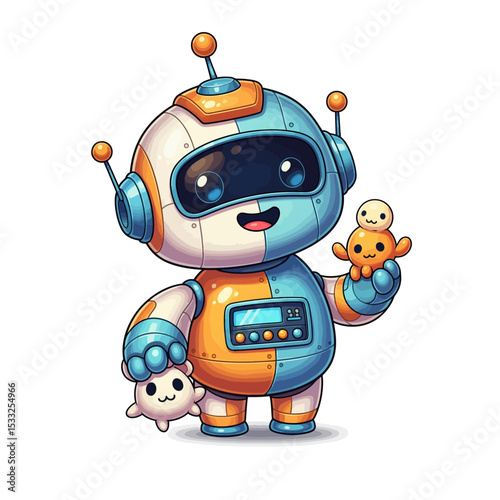 cute robot AI in 2030 very cool	
