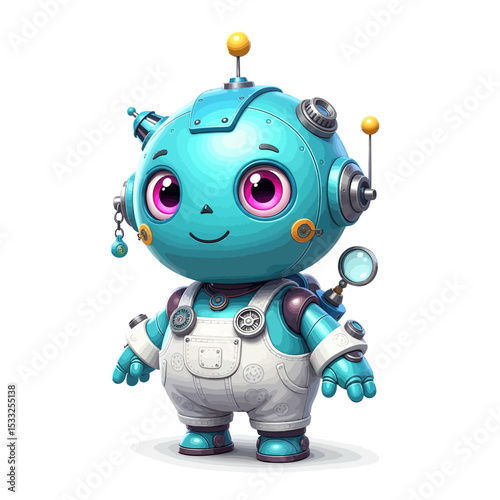 cute robot AI in 2030 very cool	
