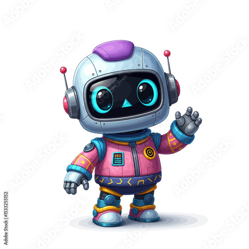 cute robot AI in 2030 very cool	
