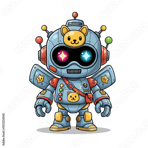 cute robot AI in 2030 very cool	

