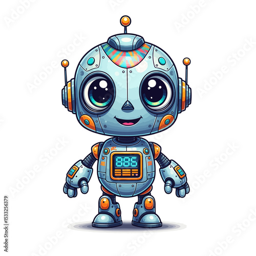 cute robot AI in 2030 very cool	
