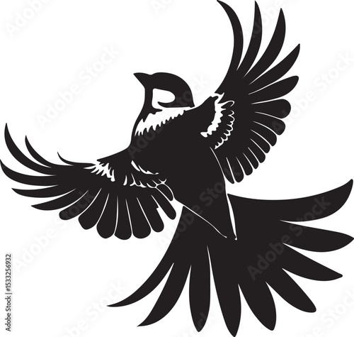 dove with wings