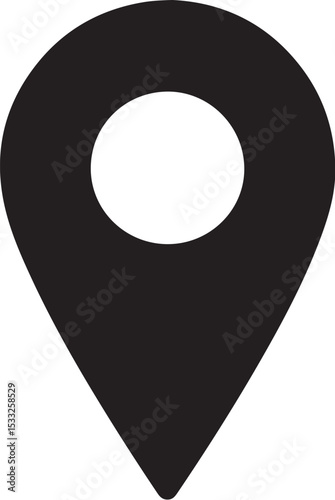 map pointer with pin icon