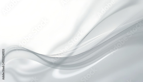 Abstract Grey Waves Background
