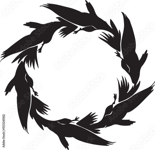 vector illustration of a bird