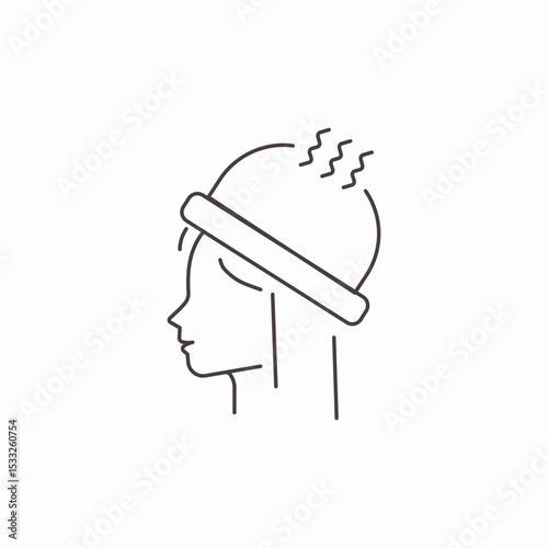 hair steamer  icon sign vector