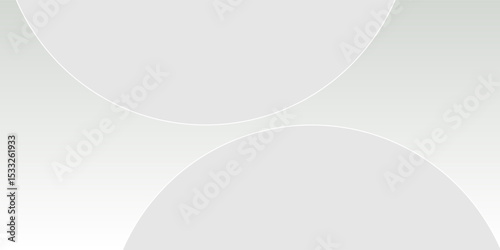 Abstract white glowing geometric lines on gray background. Modern shiny blue circle lines pattern.