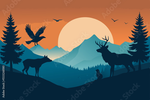 deer in the forest