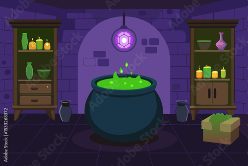 vector illustration of a living room