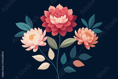 pink flower background