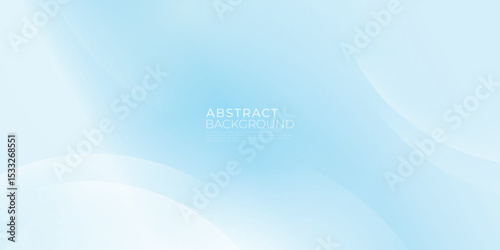 Soft blue gradient abstract background, semicircle shape, vector illustration