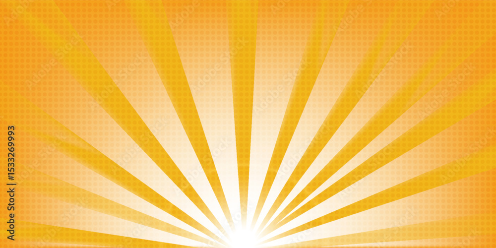 Obraz premium orange sun rays background design template