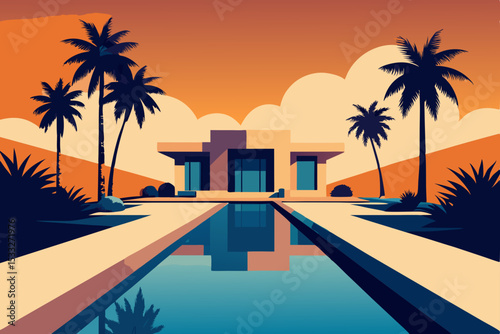 palm trees on the beach