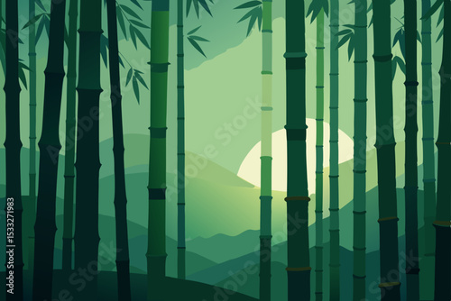 bamboo forest background