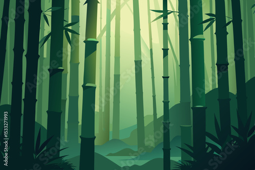 bamboo forest background