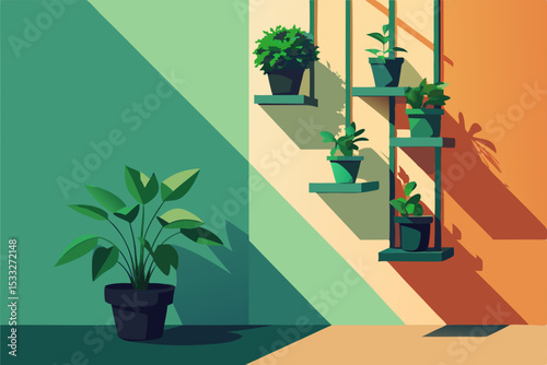 plant in the window