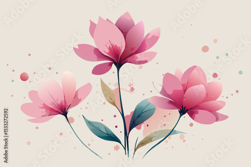 pink flower background