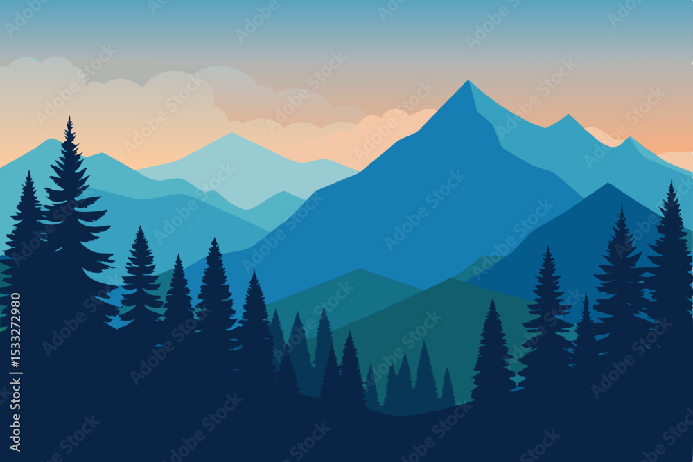 Fototapeta premium mountains in the mountains