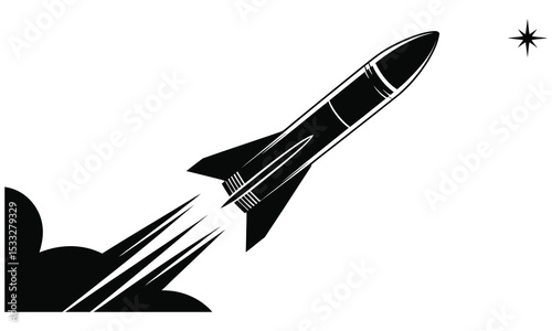 rocket vector illustration