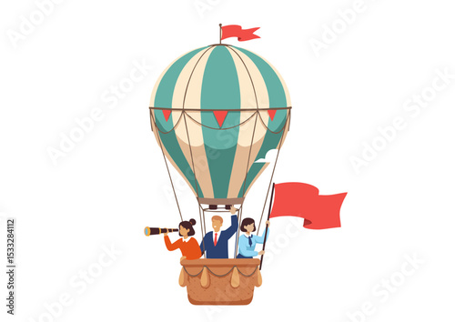 Colorful hot air balloons gracefully fly across the sky, a fun adventure in air travel
