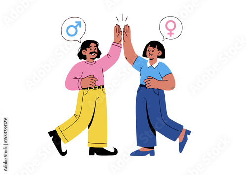 Celebrating Gender Equality A High-Five for Progress and Inclusivity