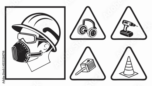 Construction Site Safety Essential PPE Icons and Guidelines