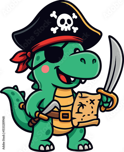 Pirate Dino – Treasure Seeker
