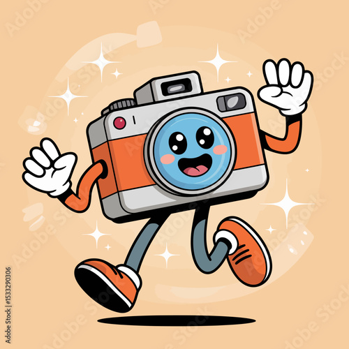 Camera with Sneakers Dancing