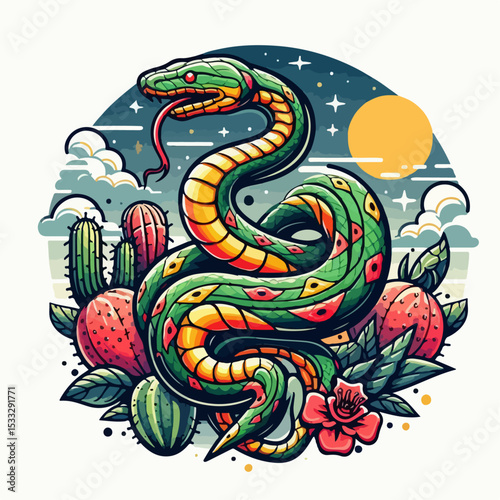 python vector illustration
