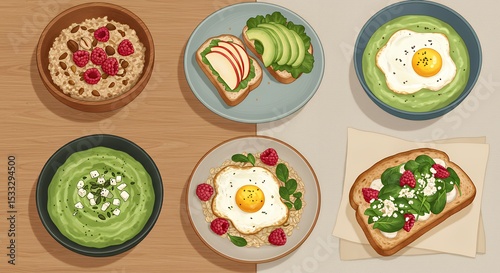 Delicious and Healthy Breakfast Options: Oatmeal, Avocado Toast, and More