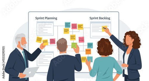Agile Project Management Teamwork, Planning, and Sprint Backlog Collaboration