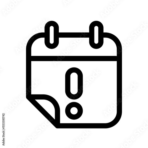 Calendar icon design template SVG