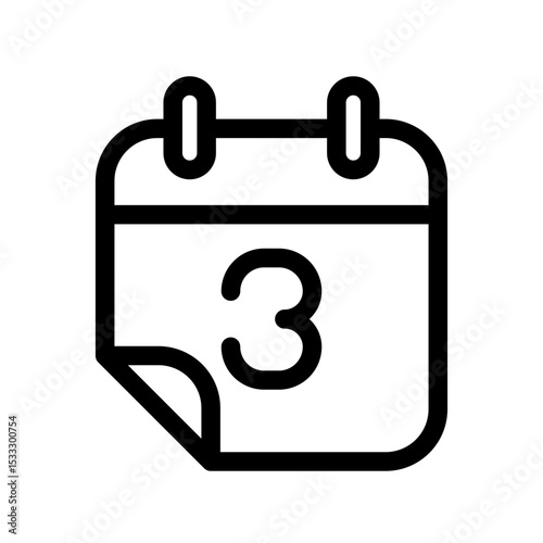 Calendar icon design template SVG