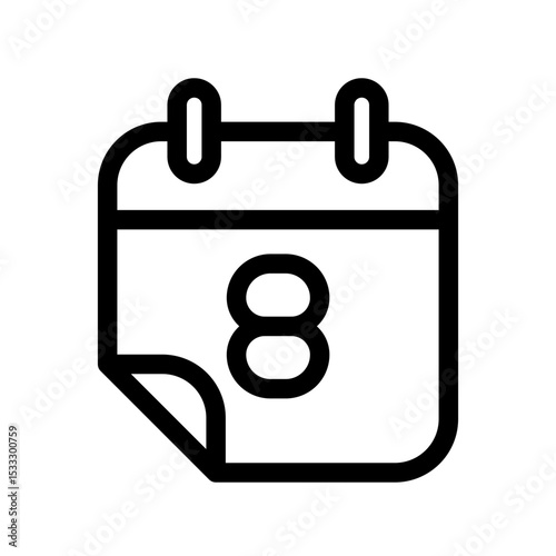 Calendar icon design template SVG