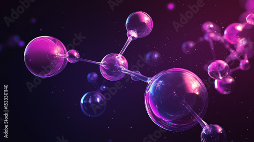 Fluid abstract molecule icon set isolated, transparent PNG, glowing fluid serum ingredient, liquid cosmetic formula perfect for beauty, skincare, anti-aging product, serums, health supplements