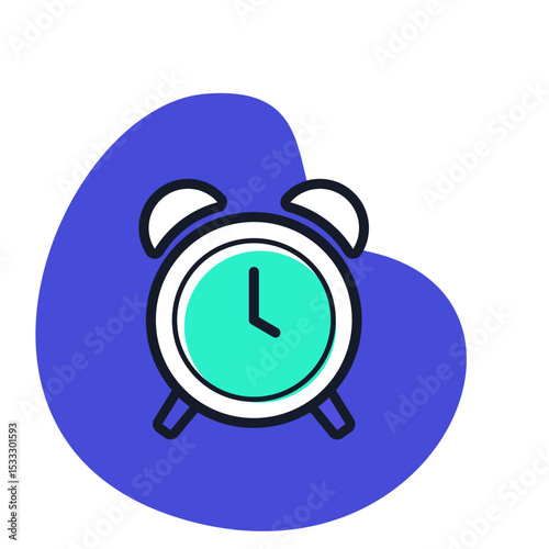 Blue Alarm Clock