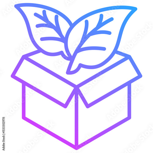 Eco Packaging Icon
