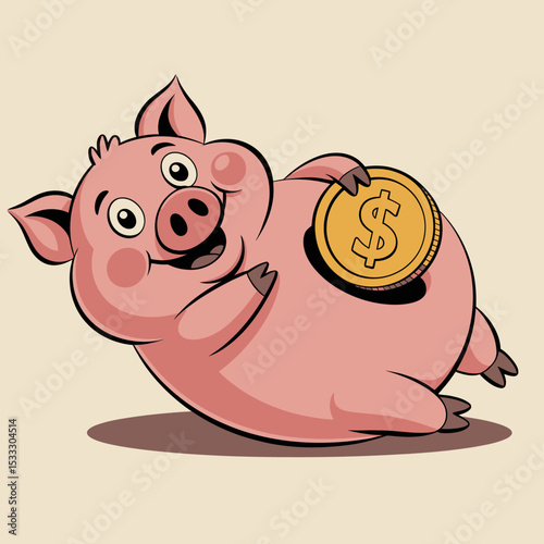 Pig with Coin in Belly