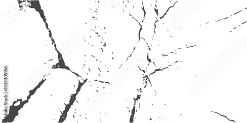 cracked ground, ground distress texture, damage texture. old wall background crack vector, grunge texture.
