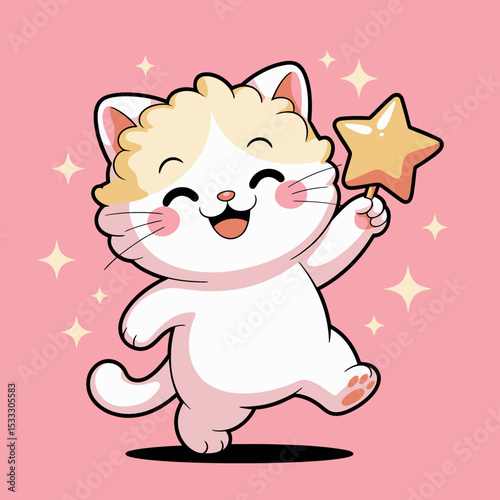 Cloud with Star Wand and Clouds