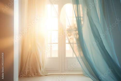 window and curtains