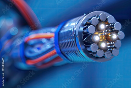 sharp image of Microwave cable assembly isolated