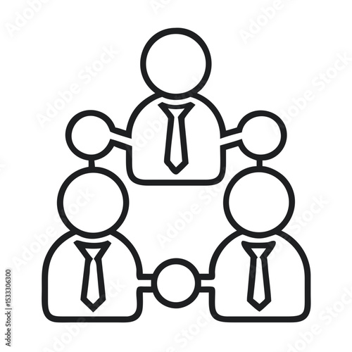 Collaborative Teamwork Silhouette Showcasing Connection and Partnership