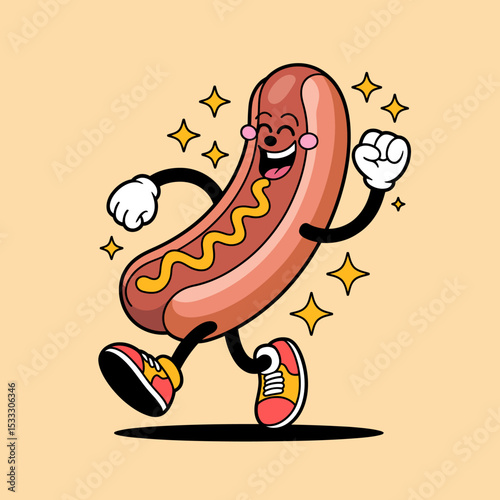 Running Hotdog - Hotdog in Motion