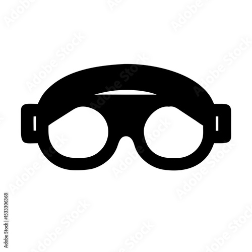 Vintage Motorcycle Goggles and Gloves Illustration for Classic Riders