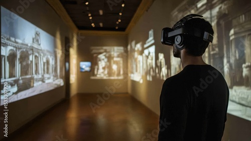 VR experience in museum